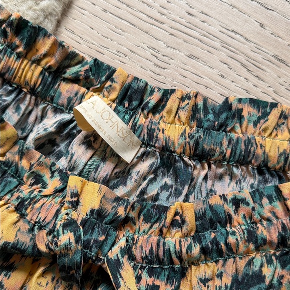 Ulla Johnson Floral Wide Leg Pants - Yellow and Green - Picture 2 of 3